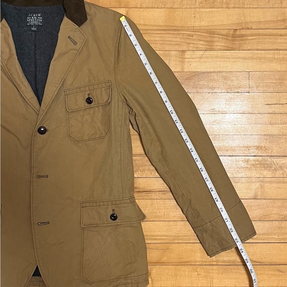 J. Crew Men's Brown Military Field Jacket - Picture 4 of 6